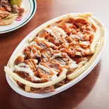 ケバブのポテト添え(チキン＆ビーフ)Kebab with Potato(Chicken＆Beef)（マモターキッシュ レストランアンドバー）