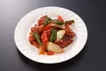 鶏肉の四川風ピリ辛炒め（つけ麺 三国）