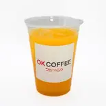 オレンジジュース（アサイーボウルとハンドドリップコーヒー okcoffee難波店 オーケーコーヒー）