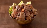 【肉大盛】カットステーキ丼(200g)Cut Beef Steak Bowl（肉テロ！肉たらしくてぎゅう 大井町店）