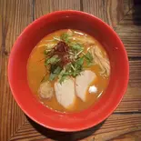 濃厚辛味噌鶏そば(みた葉)