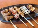 串焼きおまかせ5種盛り(鳥楽苑)