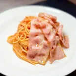 ベーコンのトマトパスタ（トマトパスタ専門店 ギオット）