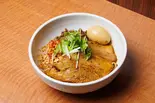 汁なし味玉豚バラ担々麺(白ごま)（白湯麺屋）