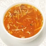三種類貝入りフカヒレスープ 三四魚翅汤（台湾料理 金彩）