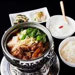 スペアリブの角煮鍋定食 Braised Spare Rib Hot Pot Set(小尾羊 薬膳しゃぶしゃぶ 巣鴨店)