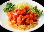 殻抜き車海老チリソース（千葉餃子 船橋店）
