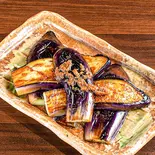 ナスの生姜焼（広島風お好み焼 もみじ屋 飯田橋本店）