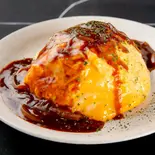 オムライス デミグラスソース(からあげとオムライス 西新宿nano)