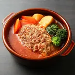トマトスープdeバーグ（絶品スープで味わうハンバーグの店「スープdeバーグ」）