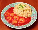 海老チリチャーハン Shrimp Fried Rice（龍興楼）