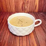 トリュフ、椎茸、マッシュルームのポタージュ(生パスタ専門店Greco【グルテンフリーパスタもご用意しております】)