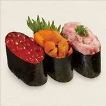 軍艦三貫盛（回転寿司みさき イセザキモール店）