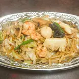 五目焼そば醤油味（町中華宝楽）