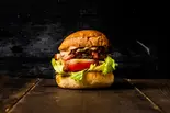 サルサメキシカンバーガー(ポテト付き)（HangOut HangOver 西武新宿BrickSt.店(ハングアウトハングオーバー)）