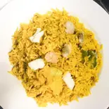 ミックスシーフードビリヤニ Seafood Biriyani（Manali）