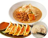 新九州麦味噌らーめん+味噌漬けチャーシュー2枚+餃子（麺場 田所商店 天王洲アイル店）