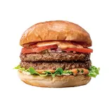 【単品】ダブル絶品ビーフバーガー Double ZEPPIN (Supreme) Beefburger（ゼッテリア ZETTERIA 福岡新天町店）