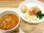 つけ味玉担々麺(特製そぼろ・ほうれん草・薬味葱・フライドオニオン・白胡麻・特製味玉)（東京極上坦坦 弘明寺店）