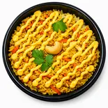 溶けたチーズのトッピングビリヤニ Melted Cheese Topping Biriyani 300g(本格ビリヤニハウス アダルサ 北千住店)