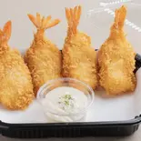 エビフライ4尾（骨付き鳥とチキンカツのお店 ナイス！はっちゃん）
