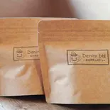 珈琲豆:生豆100g約8杯分【デニムブレンド】(深煎り)粉（デニムビス）