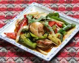 ホタテブロッコリー炒め Scallop and Broccoli Stir-Fry(サムンドラ 綾瀬店)