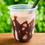 チョコバナナジュース Chocolate banana juice(【自家製もっちりベーグル】ベーグルカフェZERO 浅草)