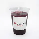 アサイージュース（アサイーボウルとハンドドリップコーヒー okcoffee難波店 オーケーコーヒー）