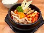 豚キムチ純豆腐/Pork Kimchi sundubu（HANKIコリアンダイニング）