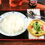 グリーンカレーセット Green Curry Set（アジアンオーシャン）