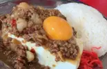 ハーフ豆腐マシライス half tofu mashirice（立川マシマシ栄住吉店）