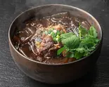 【黒醤】パクチー極太春雨（【櫻井・有吉THE夜会で話題】極太麻婆春雨 錦糸町店）