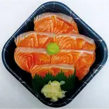生サーモン丼 メガ盛（笹互 亀有本店）