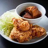 唐揚げ角煮定食（うまかもん）