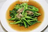 空芯菜炒め（お好み焼き ふきのとう/タイ料理 サバイサバイ）