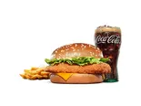 チーズスモーキーフライドチキンセット（バーガーキング 六本松駅前）