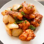 チキンと野菜のトマト風味炒め(Chicken Veg. Dry)（インドレストラン＆バー ラナ 大阪公立大学前店）