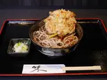 海鮮かき揚げそば（味花）