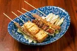 串5本盛り合わせB 5 Skewer Assortment B（焼鳥茶屋 初陣 西新店）