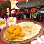 【タイ定番スイーツ】カオニャオ マムアン Sweet Sticky Rice with Mango (Kao Nyao Mamuan)（タイ政府公認 タイ料理 アロイチンチン Thai Style Restaurant Bar Aroi Chin Chin）
