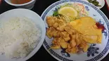 海老天定食（中華料理とり秀）