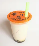【5】バナナラッシータピオカ Mサイズ(Banana Lassi Tapioca)（インド定食ターリー屋 渋谷並木橋店）