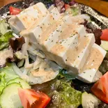 胡麻ドレ豆腐サラダ（炭火焼居酒屋ハム）