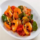 プラウンチチリ Prawn chili（インド・ネパール料理 アグニ）