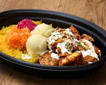 マッシュポテト&チキンオーバーライス Potatoes Chicken Over Rice(東京スパイス飯 チキンオーバーライス WHITE YELLOW 糀谷)