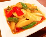 紋甲イカの炒め（四川食房福龍）