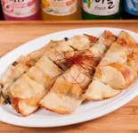 ジャガイモとチーズのチヂミ Potato and Cheese Korean Pancake（小さな韓国あぷろ薬院店）