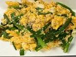 ニラ玉子炒め（蒔田酒場）