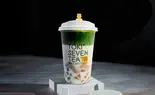 新登場！タロ芋抹茶ミルク(芋見抹茶)M 500ml（TOKI SEVEN TEA蒲田店）
